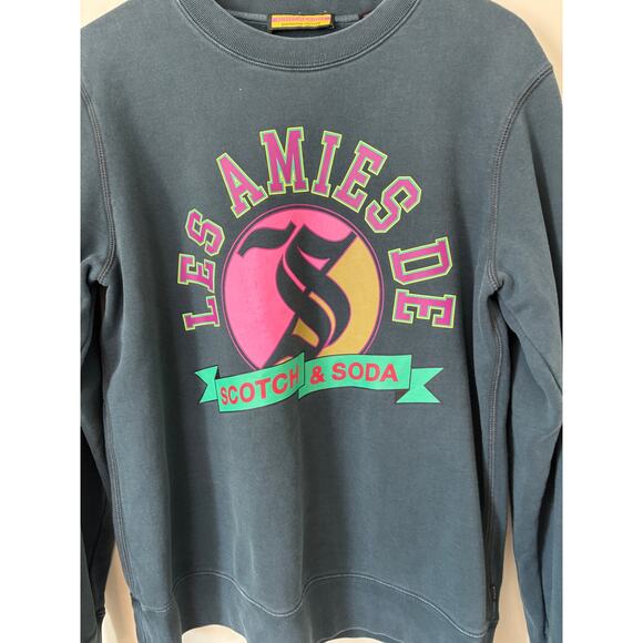 Scotch and Soda Les Amies De Graphic Sweatshirt Large - Picture 3 of 9